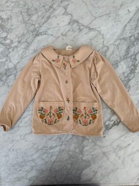 Apolina Embroidered Cardigan